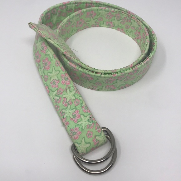Vineyard Vines Accessories - Vineyard vines d ring belt tropical
